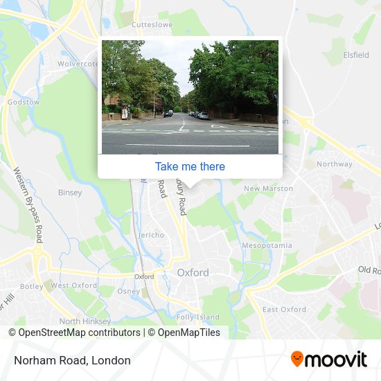 Norham Road map