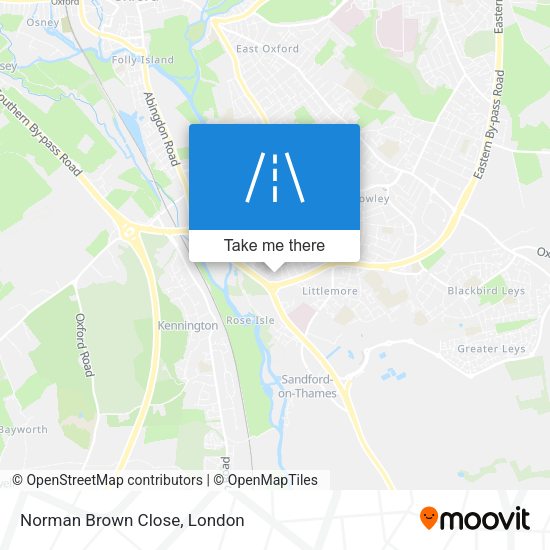 Norman Brown Close map