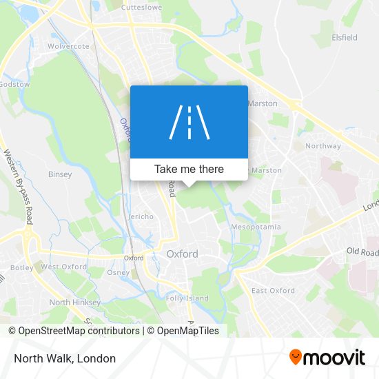 North Walk map
