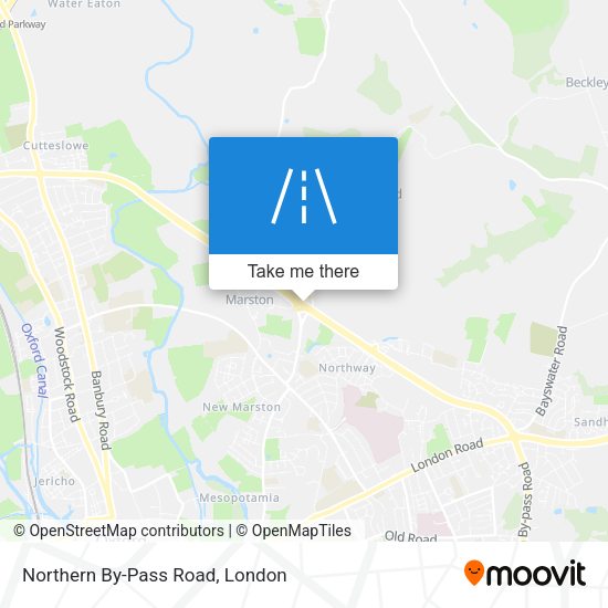 Northern By-Pass Road map