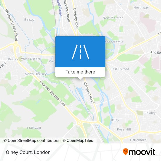 Olney Court map
