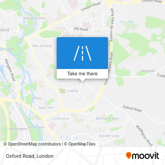 Oxford Road map