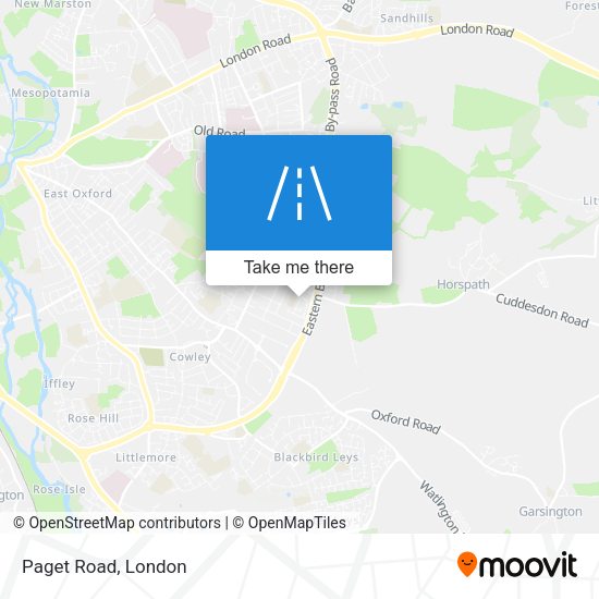 Paget Road map