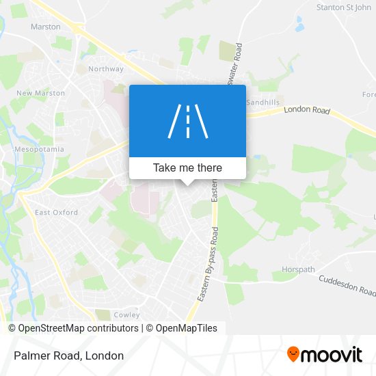 Palmer Road map