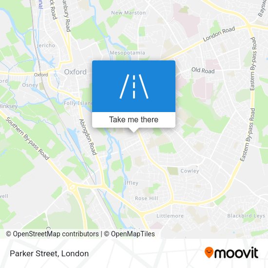 Parker Street map