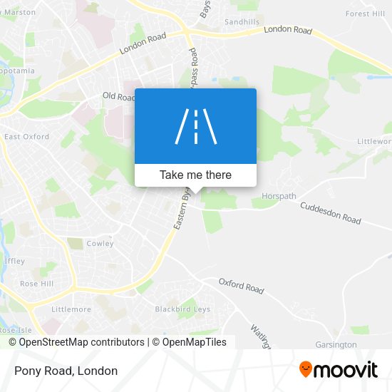 Pony Road map