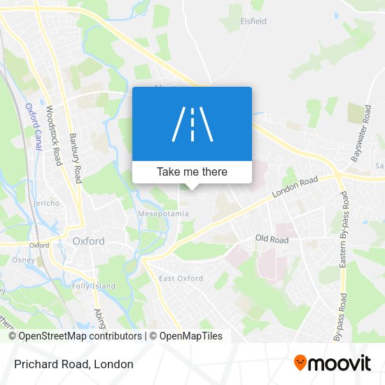 Prichard Road map