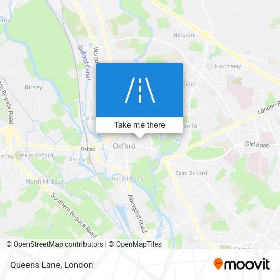 Queens Lane map
