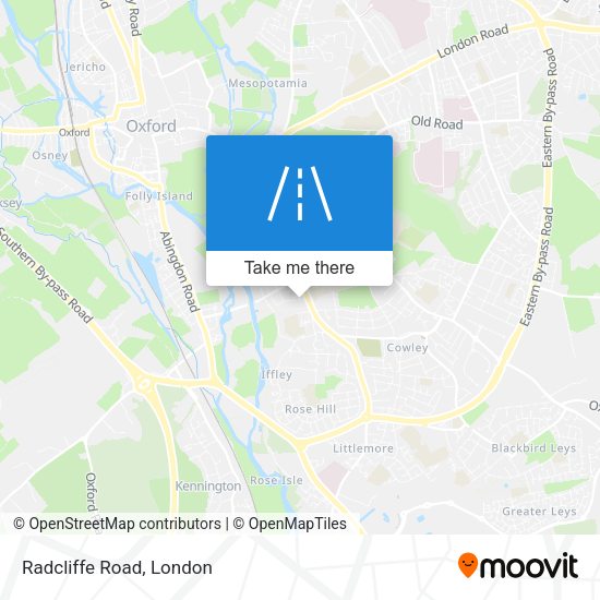 Radcliffe Road map