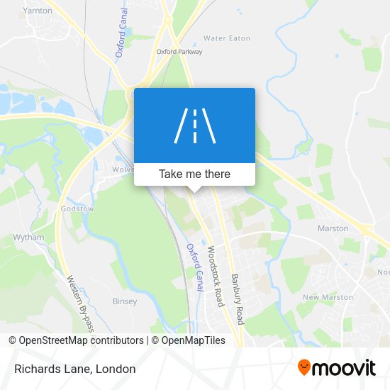 Richards Lane map