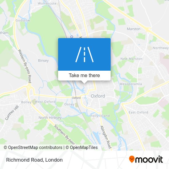 Richmond Road map