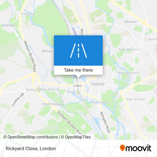 Rickyard Close map