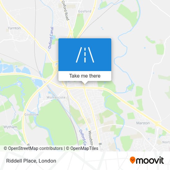 Riddell Place map