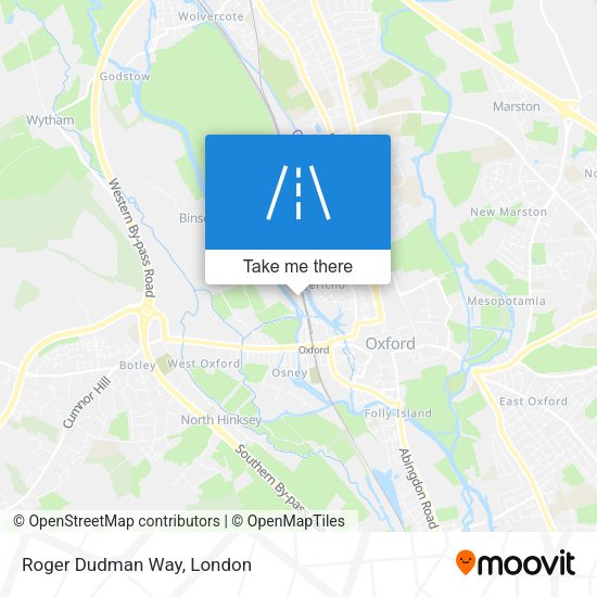 Roger Dudman Way map