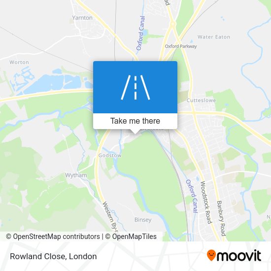 Rowland Close map