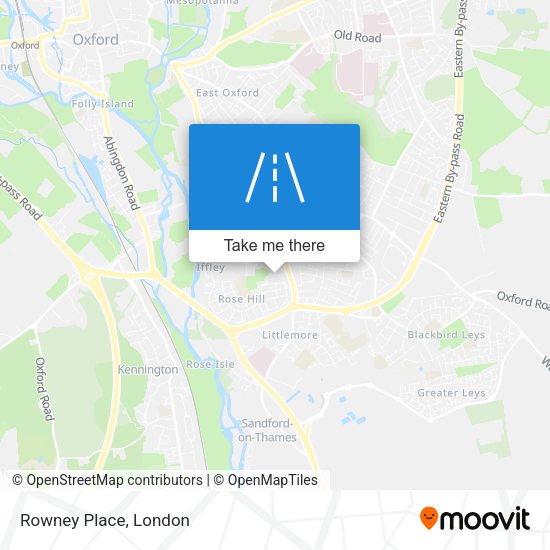 Rowney Place map