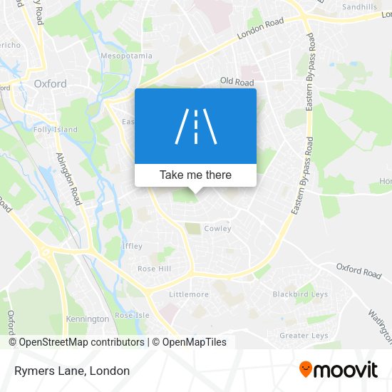 Rymers Lane map