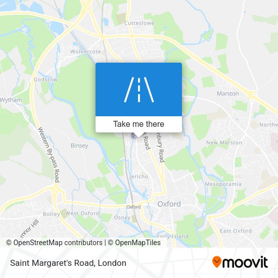 Saint Margaret's Road map