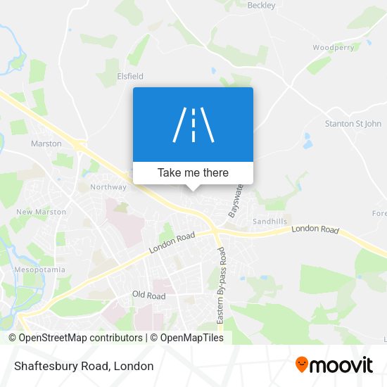 Shaftesbury Road map