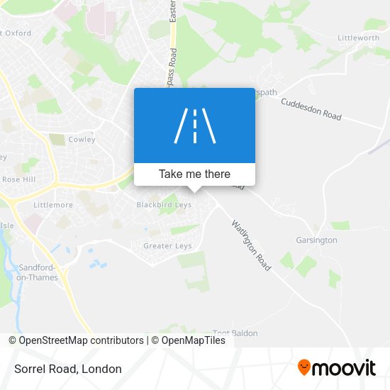 Sorrel Road map