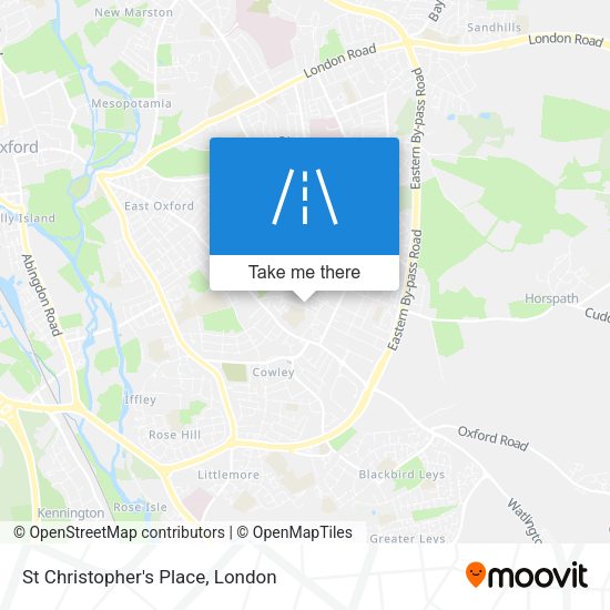 St Christopher's Place map