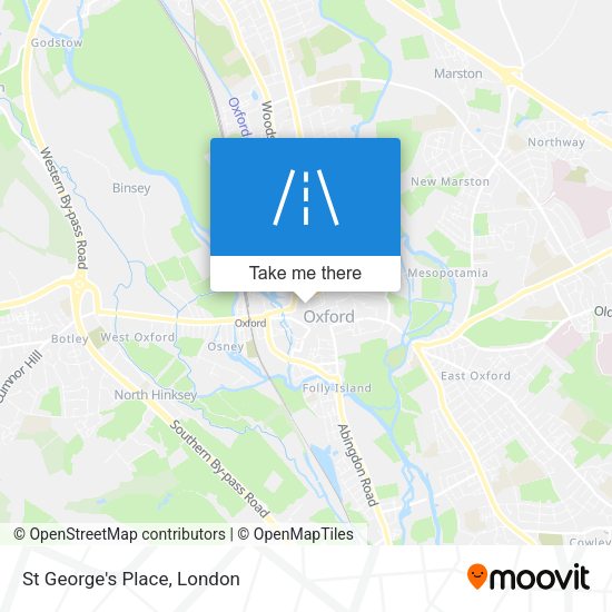 St George's Place map