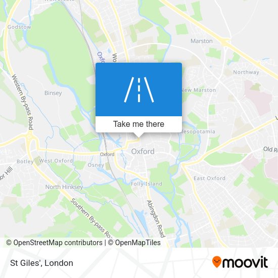 St Giles' map
