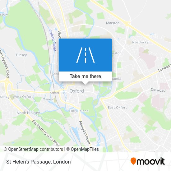 St Helen's Passage map