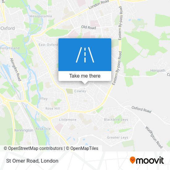 St Omer Road map