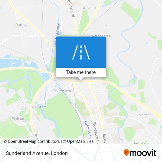 Sunderland Avenue map