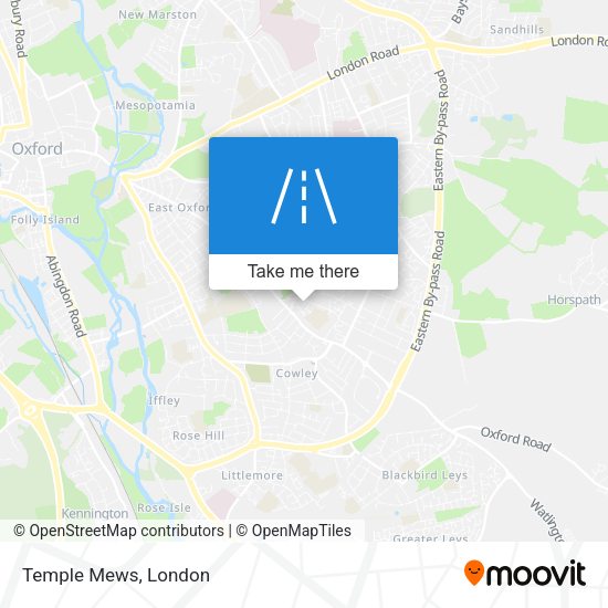 Temple Mews map