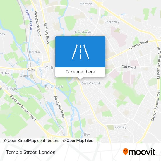 Temple Street map
