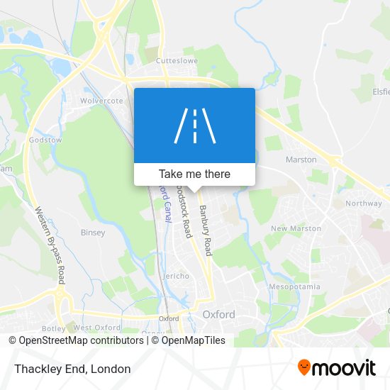 Thackley End map