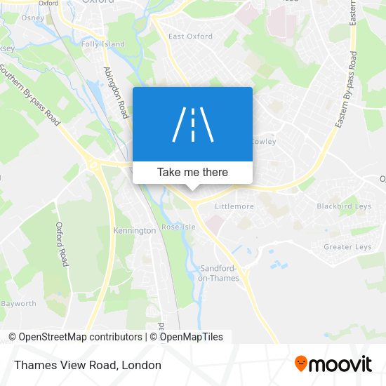 Thames View Road map