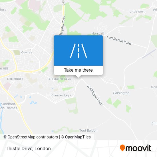 Thistle Drive map