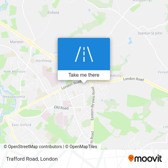 Trafford Road map