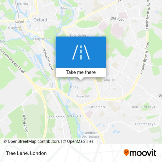 Tree Lane map