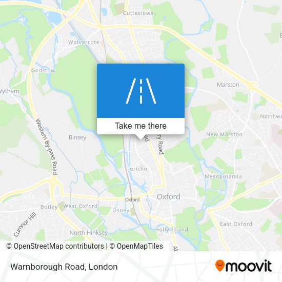 Warnborough Road map