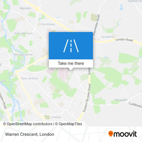 Warren Crescent map