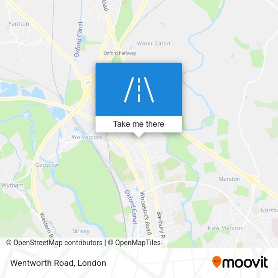 Wentworth Road map