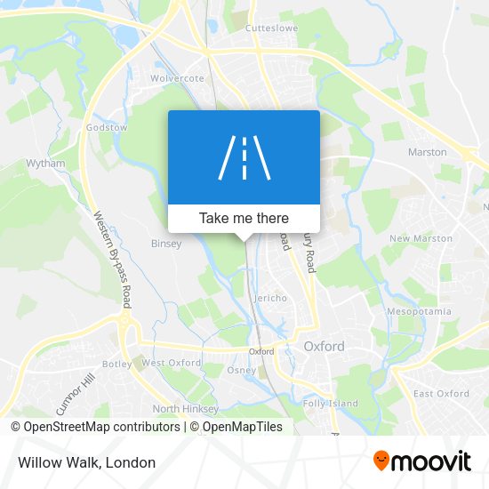 Willow Walk map