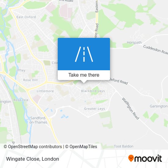 Wingate Close map