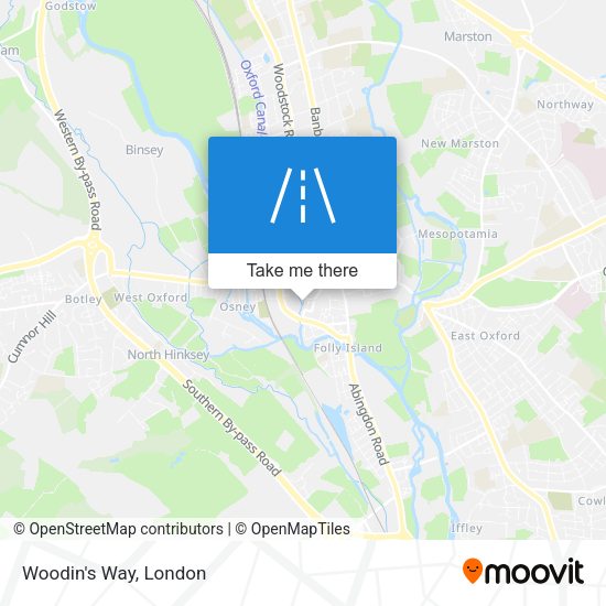 Woodin's Way map