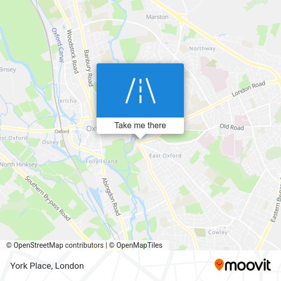 York Place map