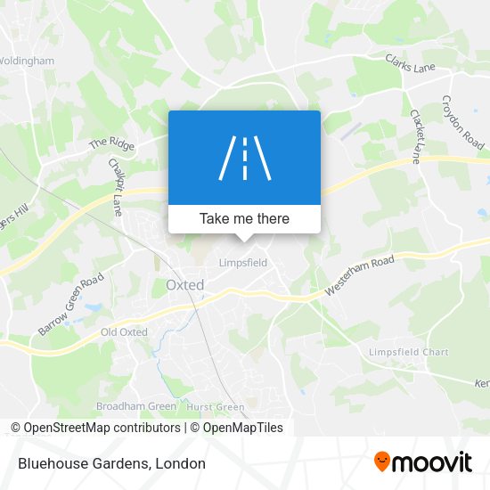 Bluehouse Gardens map