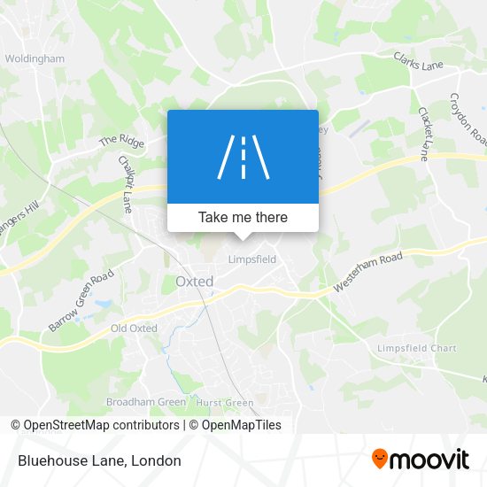 Bluehouse Lane map
