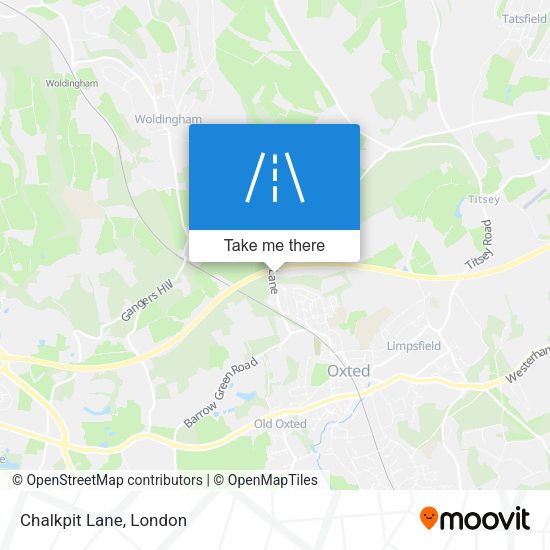 Chalkpit Lane map