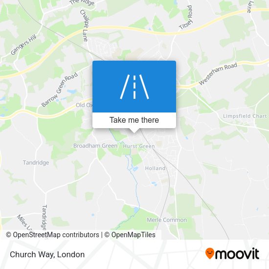 Church Way map