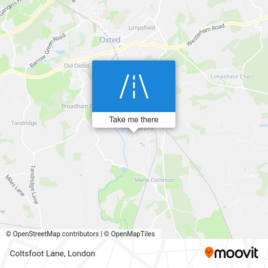 Coltsfoot Lane map