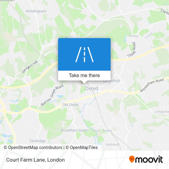 Court Farm Lane map